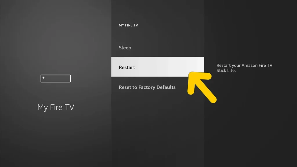 Firestick Restart