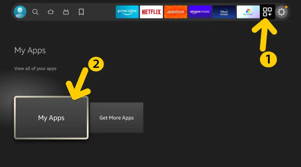 Firestick My apps